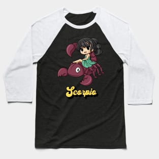 Scorpio Astrology Zodiac Signs Baseball T-Shirt